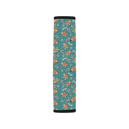 Gingerbread Pattern Print Design 05 Car Seat Belt Cover