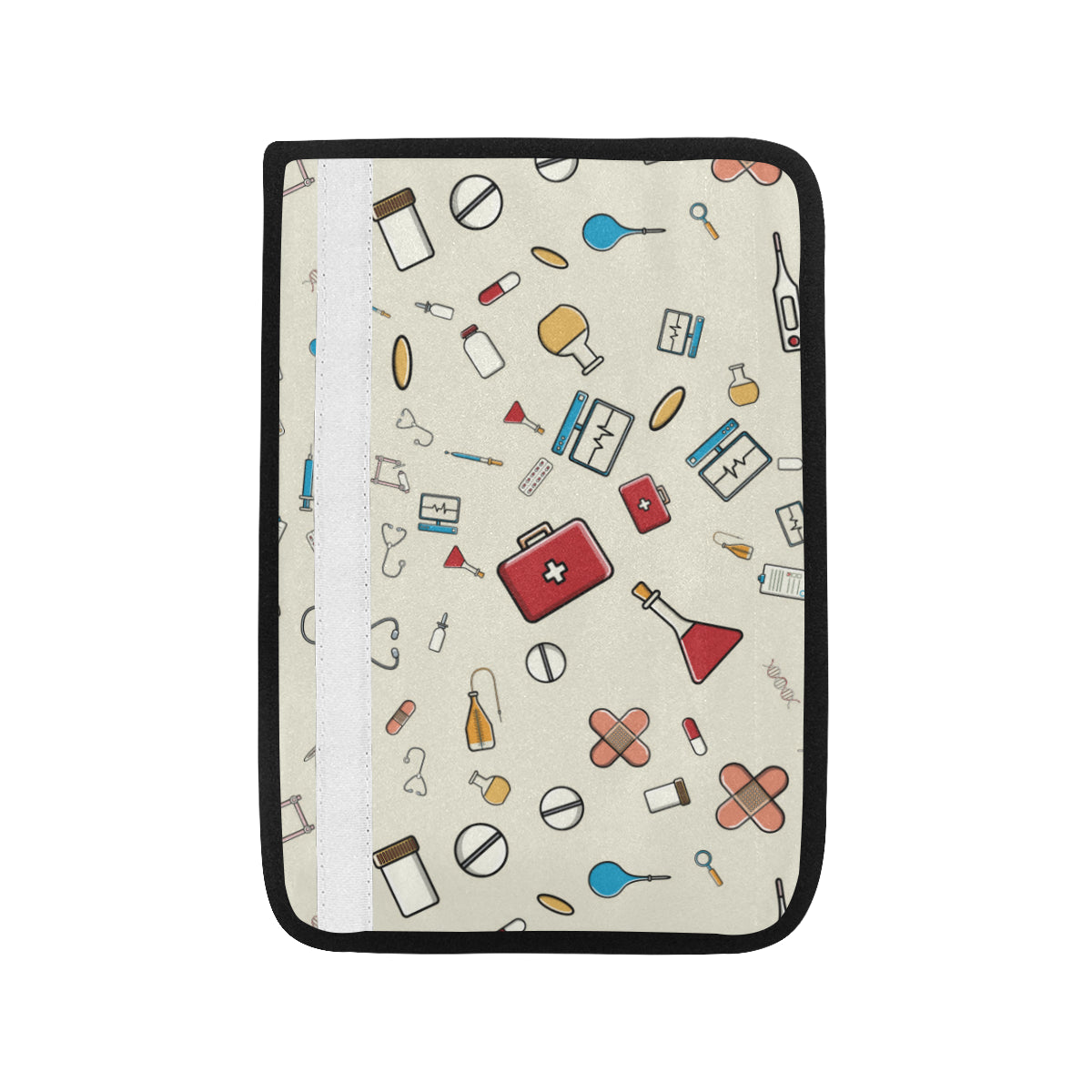 Nurse Pattern Print Design A04 Car Seat Belt Cover