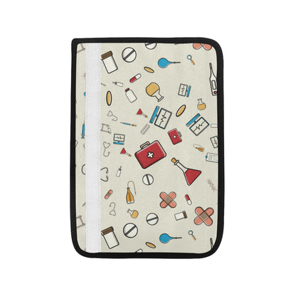Nurse Pattern Print Design A04 Car Seat Belt Cover