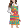 Mexican Pattern Print Design 04 Apron with Pocket