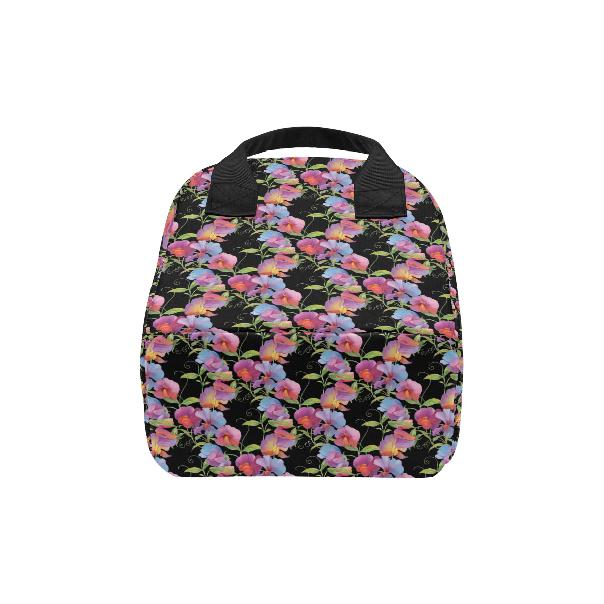 Peony Pattern Print Design PE012 Insulated Lunch Bag