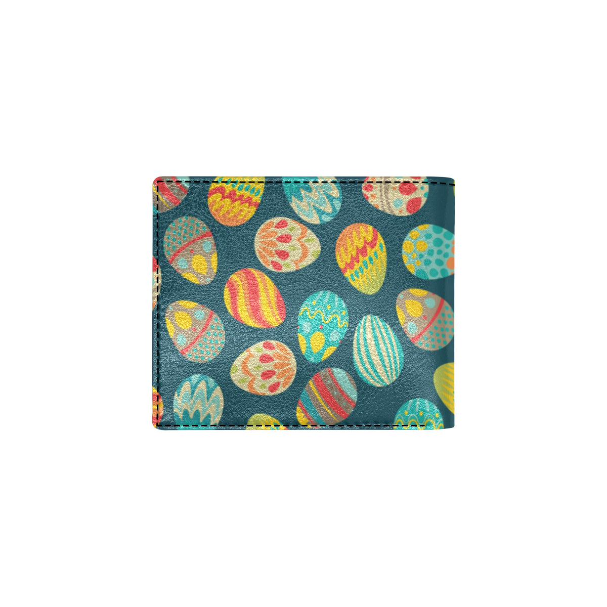 Easter Eggs Pattern Print Design RB09 Men's ID Card Wallet