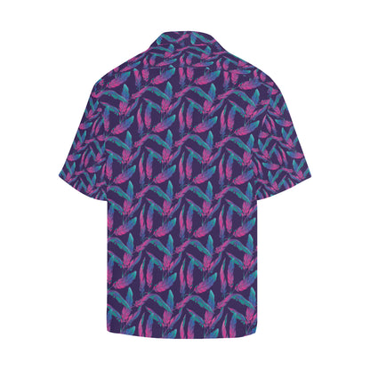 Banana Leaf Pattern Print Design 08 Men's Hawaiian Shirt