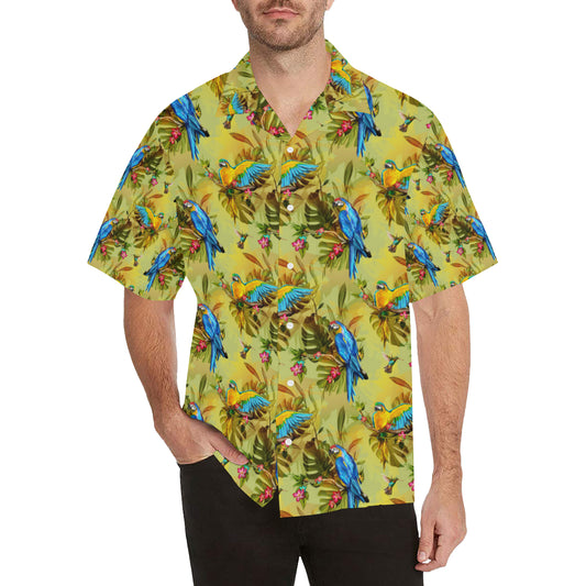 Parrot Pattern Print Design A02 Men's Hawaiian Shirt