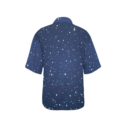 Night sky Pattern Print Design A03 Women's Hawaiian Shirt