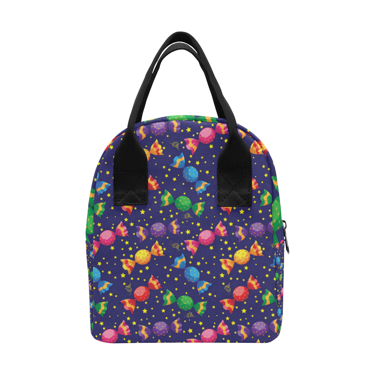 Candy Pattern Print Design CA06 Insulated Lunch Bag