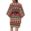 Navajo Pattern Print Design A04 Women's Short Kimono