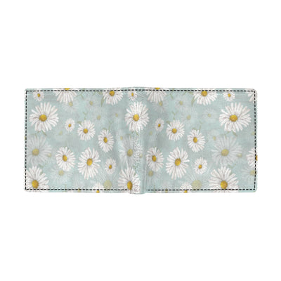 Daisy Pattern Print Design DS012 Men's ID Card Wallet