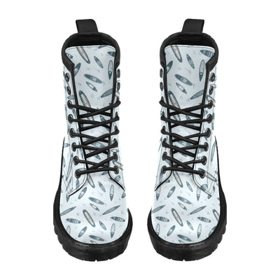 Surfboard Print Design LKS306 Women's Boots