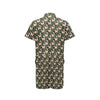 Alpaca Cactus Design Themed Print Men's Romper