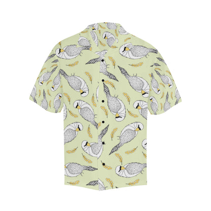 Parakeet Pattern Print Design A03 Men's Hawaiian Shirt