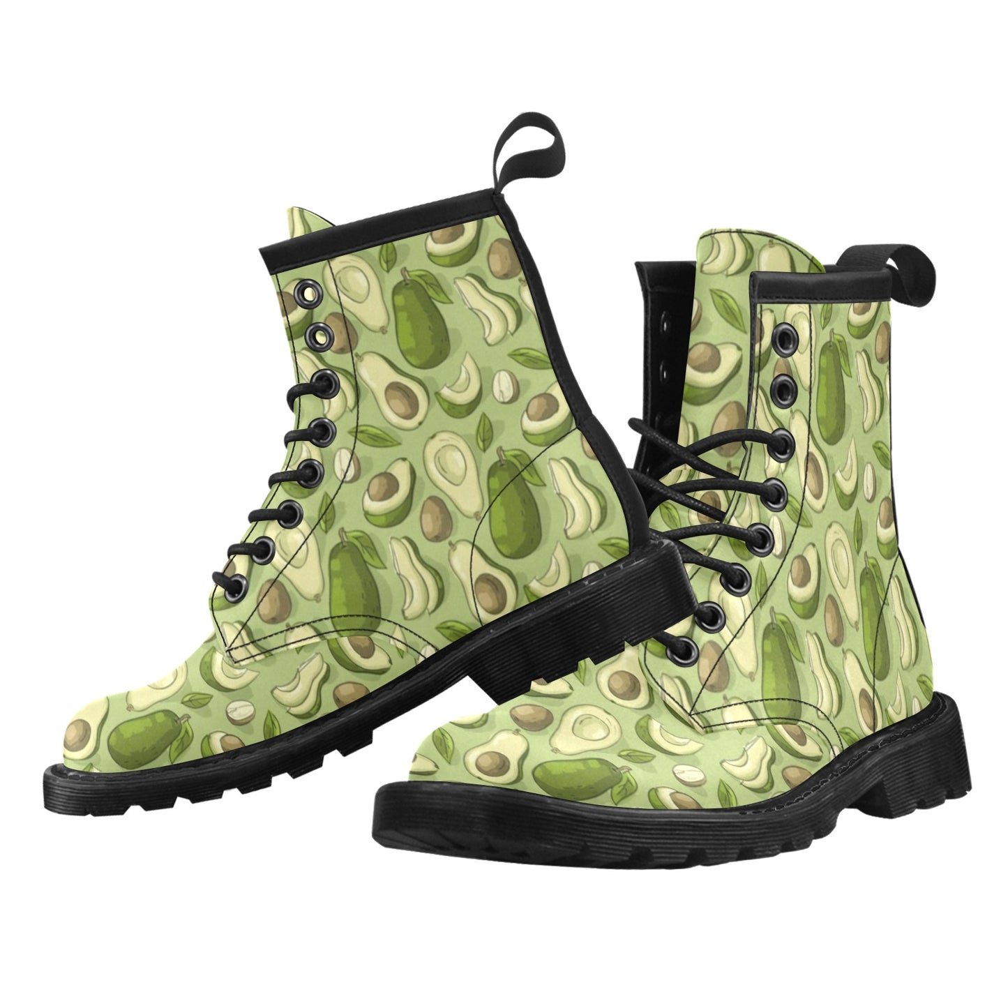 Avocado Pattern Print Design AC03 Women's Boots