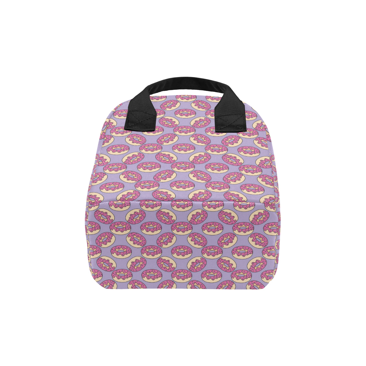 Donut Pattern Print Design DN015 Insulated Lunch Bag