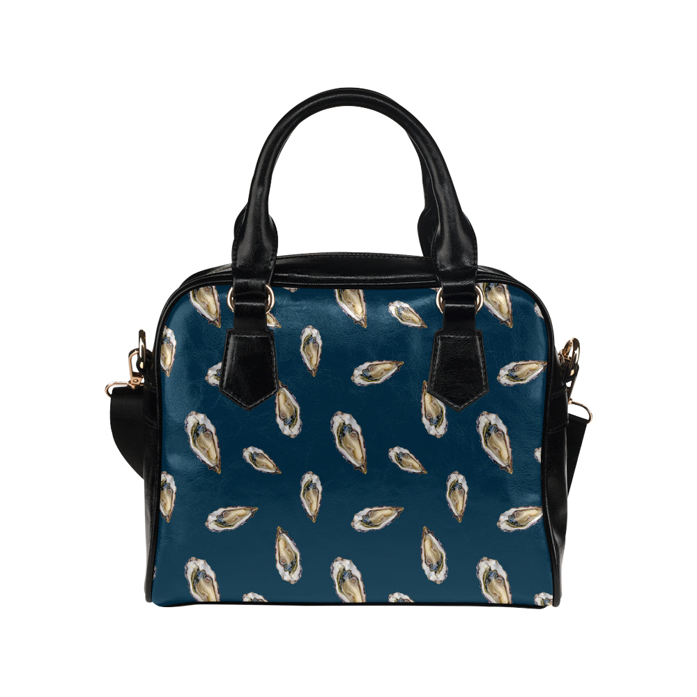 Oyster Pattern Print Design 03 Shoulder Handbag