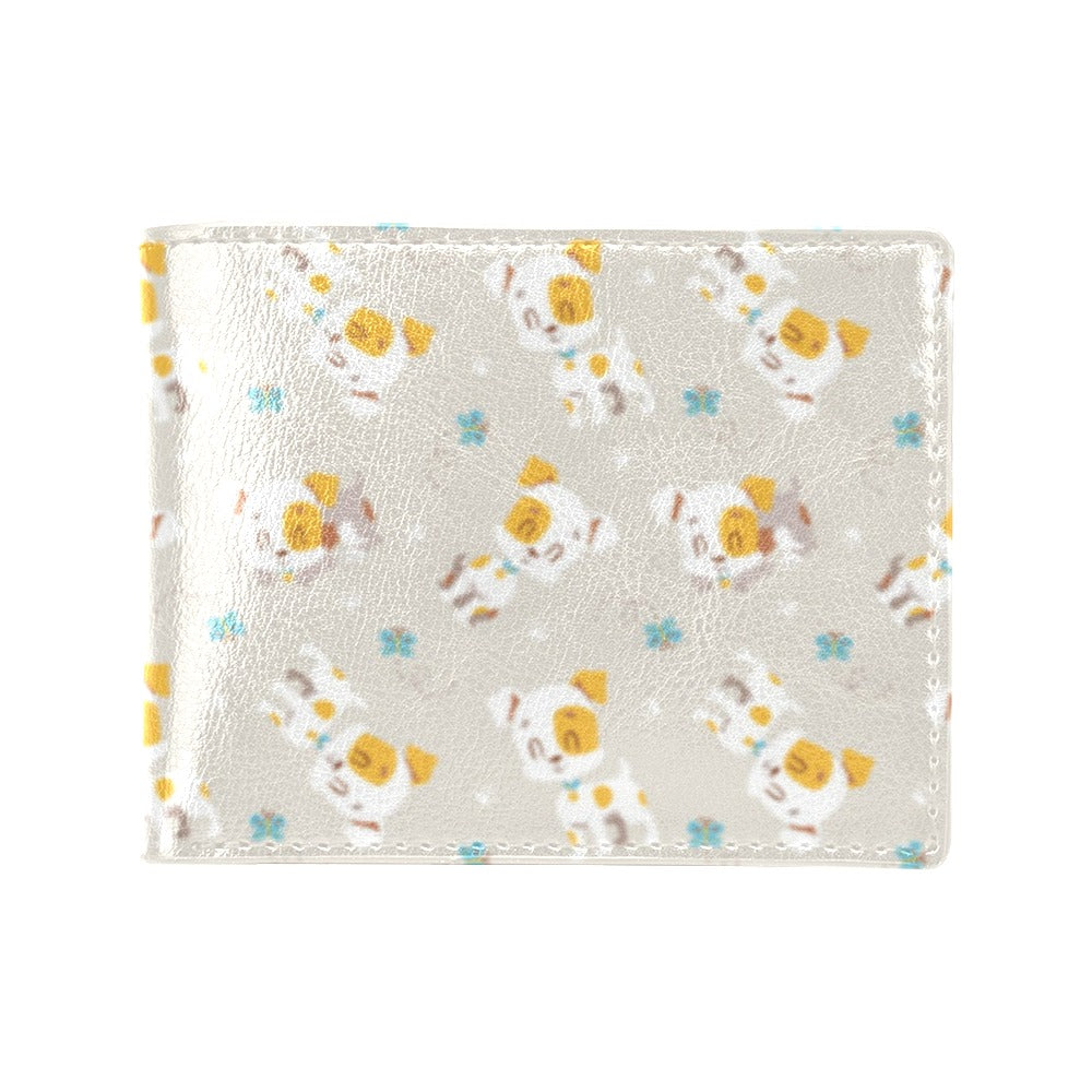 Russell Terriers Print Design LKS306 Men's ID Card Wallet