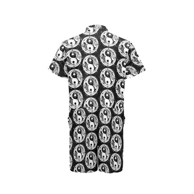 Yin Yang Koi Fish Men's Romper