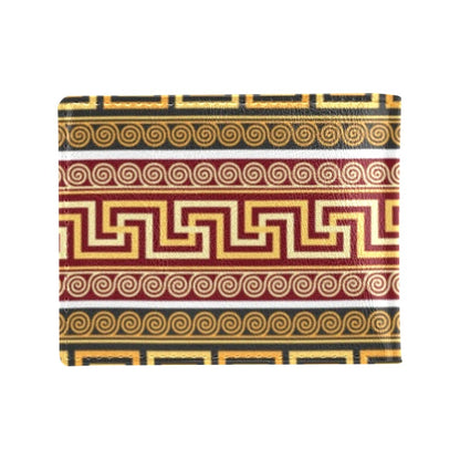 Ancient Greek Pattern Print Design LKS302 Men's ID Card Wallet