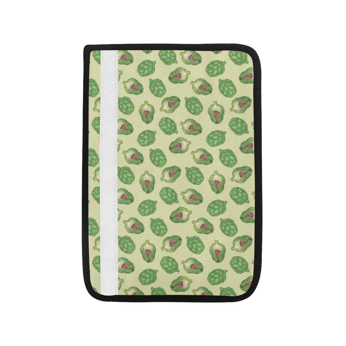 Artichoke Pattern Print Design 03 Car Seat Belt Cover