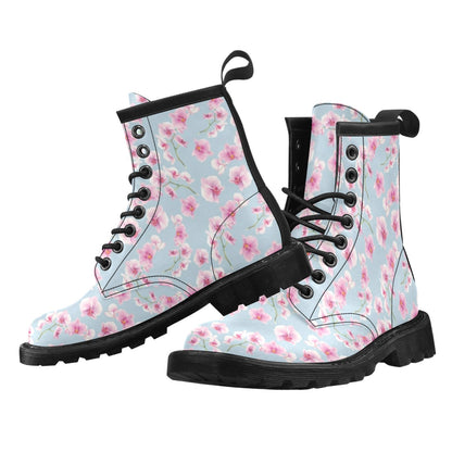 Orchid Pink Pattern Print Design OR01 Women's Boots