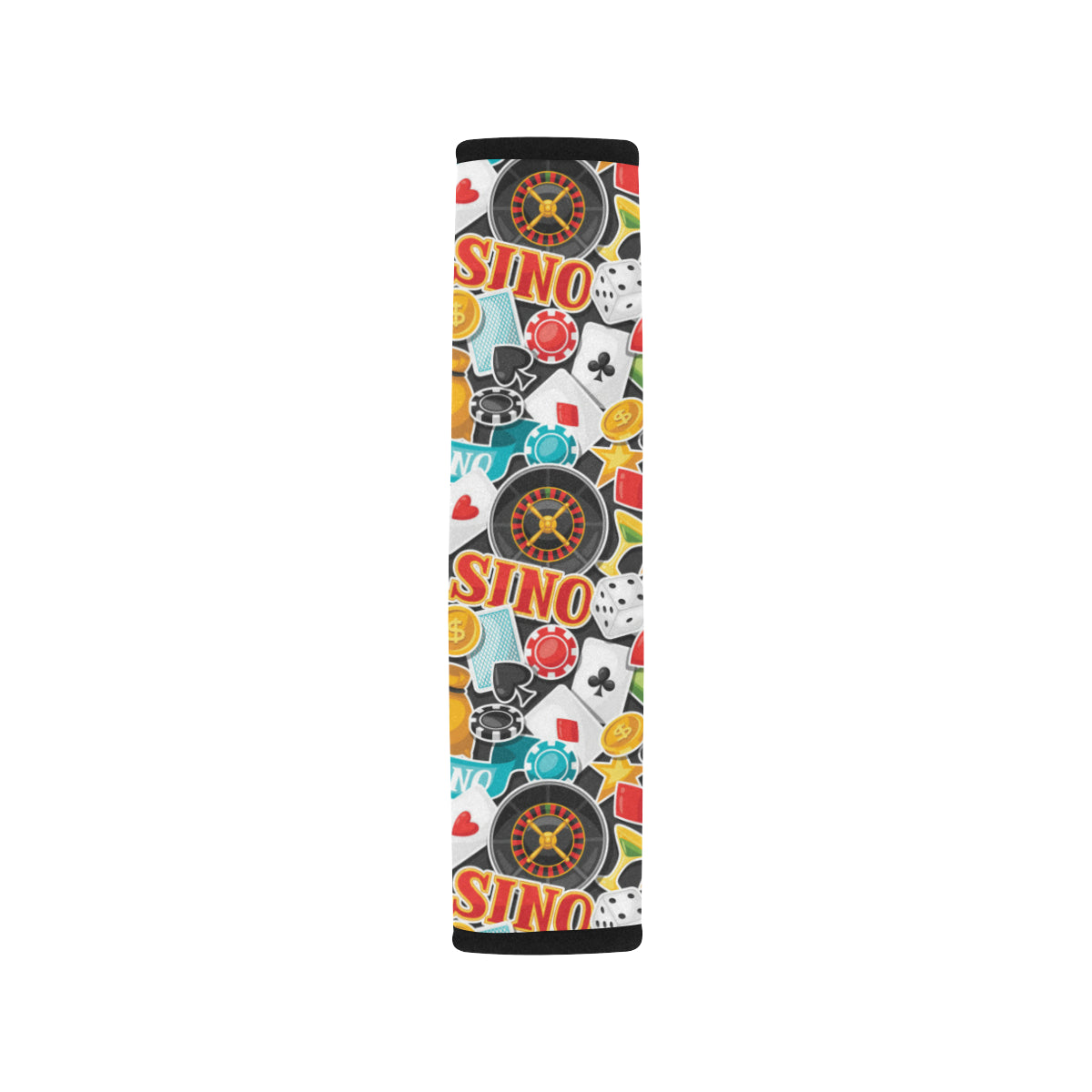 Casino Pattern Print Design 03 Car Seat Belt Cover