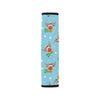 Reindeer cute Pattern Print Design 02 Car Seat Belt Cover