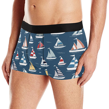 Sailing Ships Pattern Print Design A04 Men's Boxer Briefs