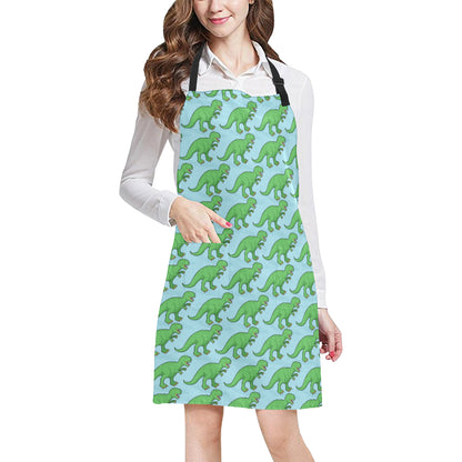 T Rex Pattern Print Design A01 Apron with Pocket