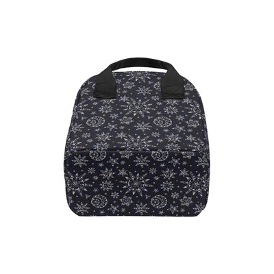 Sun Moon Pattern Insulated Lunch Bag