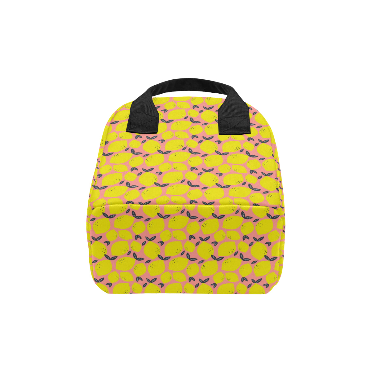 Lemon Pattern Print Design LM03 Insulated Lunch Bag