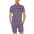 Peace Sign Feather Design Print Men's Romper