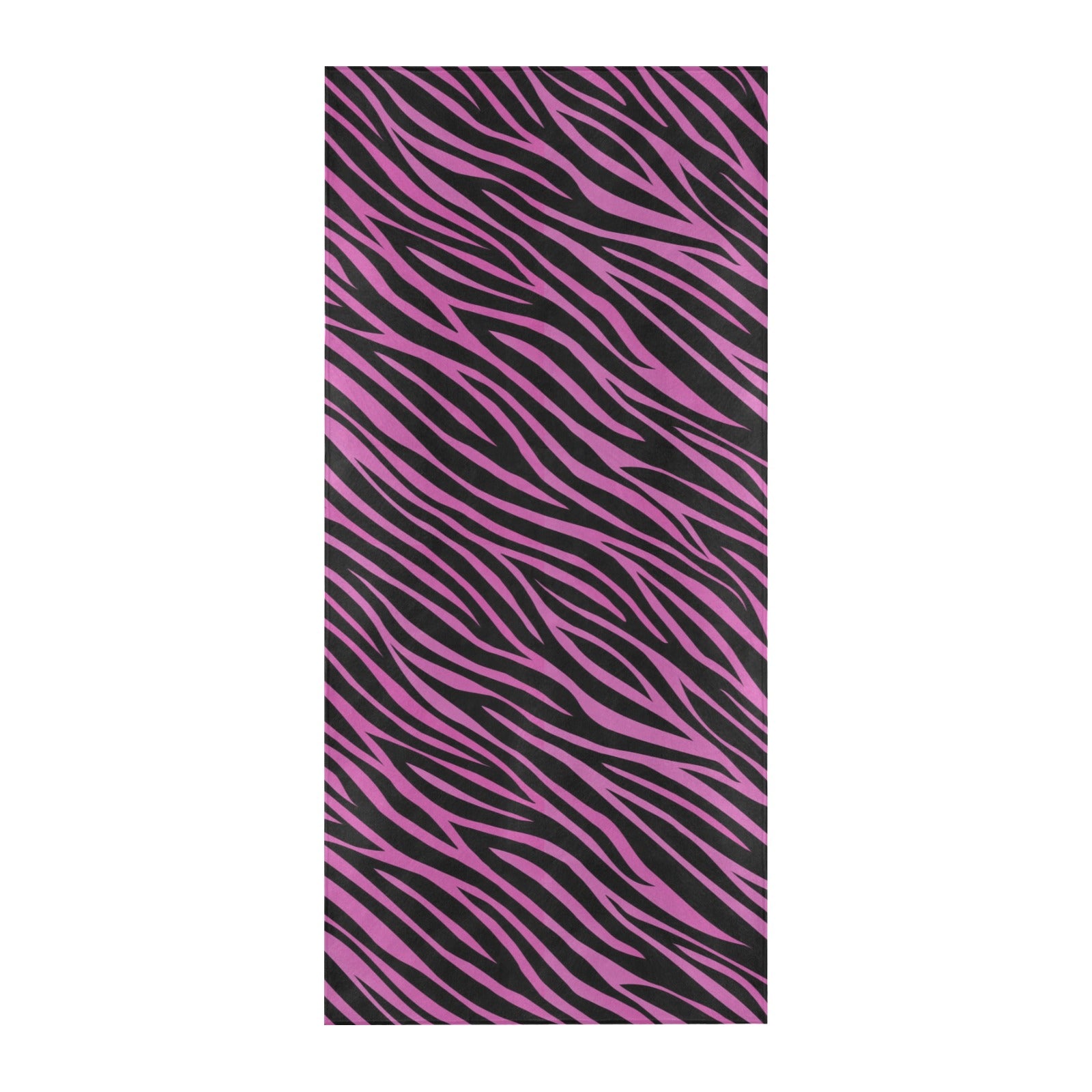 Zebra Pink Print Design LKS304 Beach Towel 32" x 71"