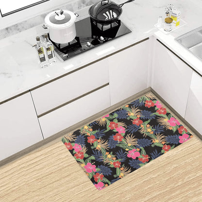 Hawaiian Themed Pattern Print Design H011 Kitchen Mat