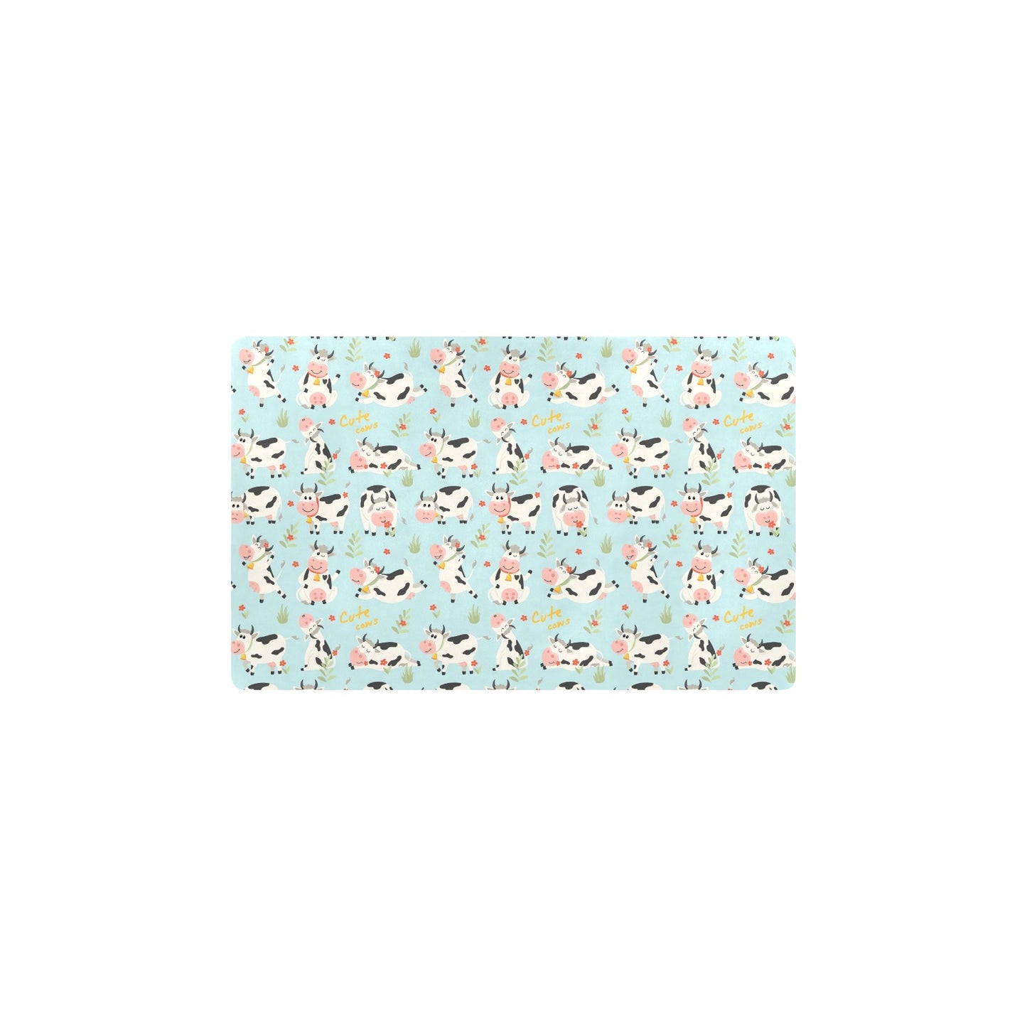 Cattle Print Design LKS403 Kitchen Mat