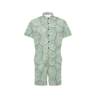 Sea Turtle Skin Print Men's Romper