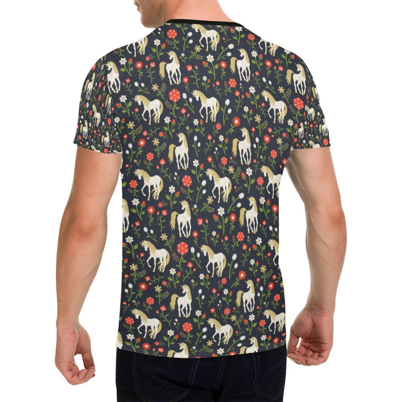 Unicorn Print Design LKS301 Men's All Over Print T-shirt