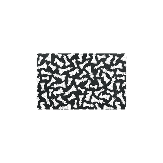 Chess Pattern Print Design 01 Kitchen Mat