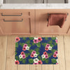 Hibiscus Pattern Print Design HB028 Kitchen Mat