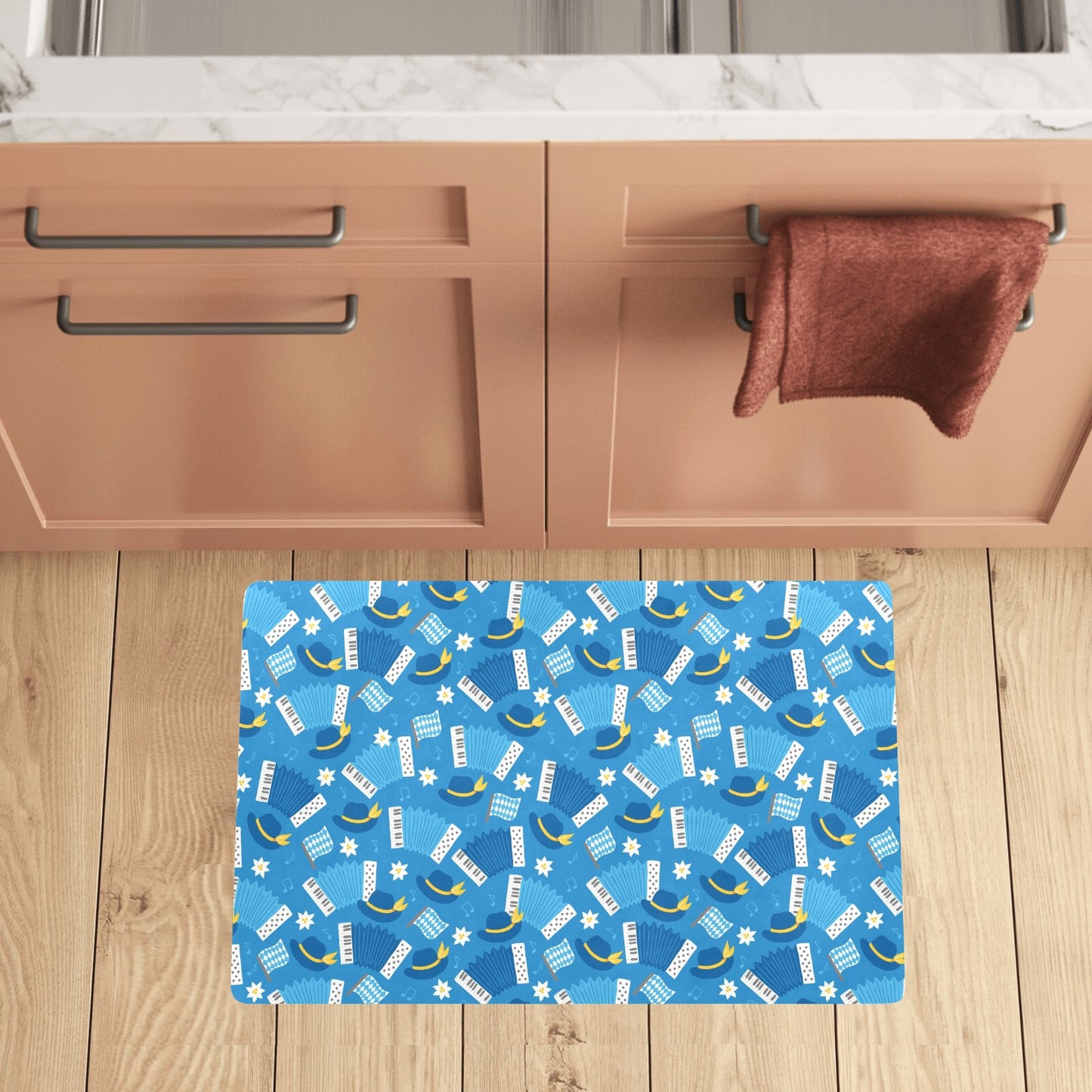 Accordion Print Design LKS401 Kitchen Mat