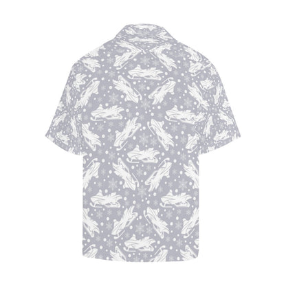 Snowmobile Print Design LKS302 Men's Hawaiian Shirt