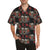 Spider Web Skull Rose Print Design LKS305 Men's Hawaiian Shirt