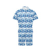 Wave Print Design LKS303 Men's Romper