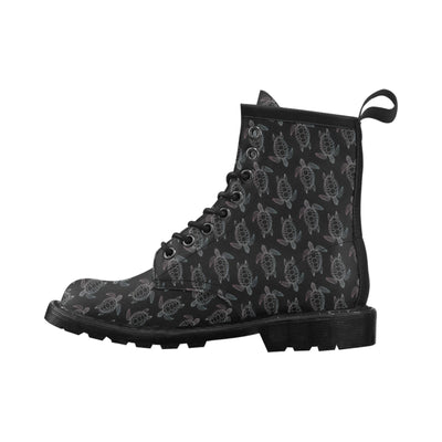 Sea Turtle Print Design LKS3012 Women's Boots