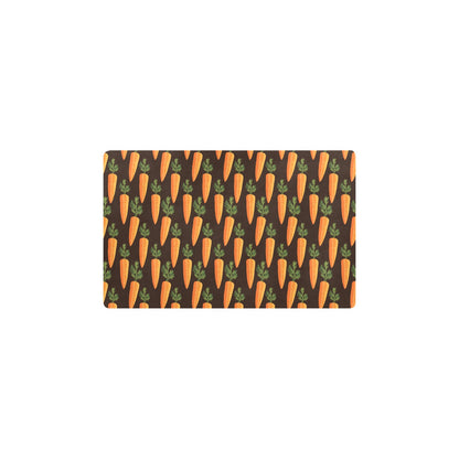 Carrot Pattern Print Design 06 Kitchen Mat