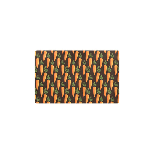 Carrot Pattern Print Design 06 Kitchen Mat