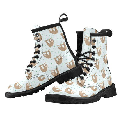 Sloth Print Design LKS308 Women's Boots