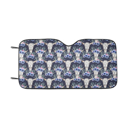 Buffalo Head Print Design LKS402 Car front Windshield Sun Shade