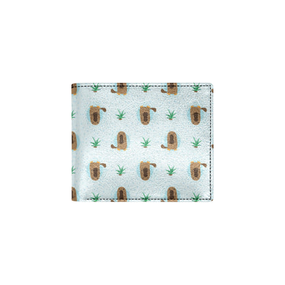 Platypus Pattern Print Design A04 Men's ID Card Wallet