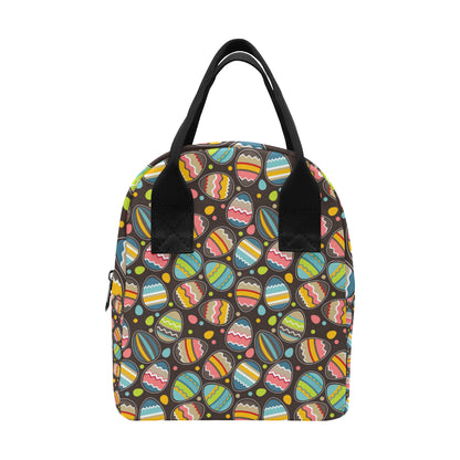 Easter Eggs Pattern Print Design RB03 Insulated Lunch Bag