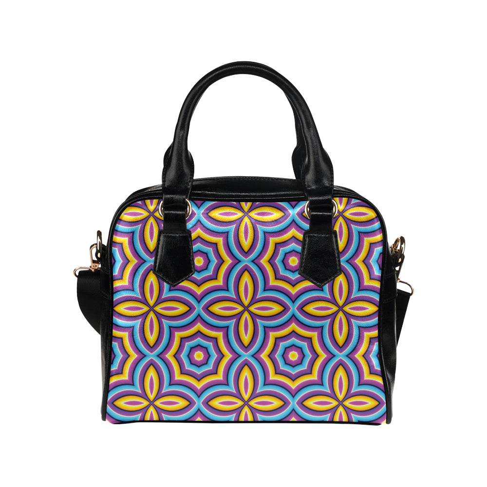 Optical illusion Pattern Print Design A03 Shoulder Handbag