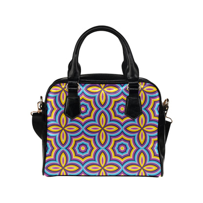 Optical illusion Pattern Print Design A03 Shoulder Handbag